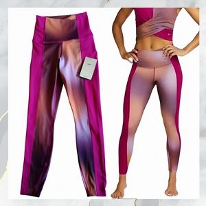 NWT! Nike Yoga High Waisted Dri-Fit Pants PINK Athleisure Leggings Women’s XS